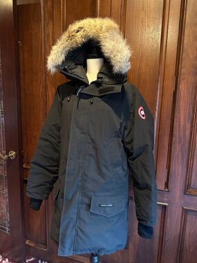 Canada Goose Black Parka with Natural Fur-Trim Hood